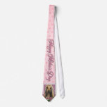 Mothers Day - Pink Tulips - Afghan Necktie