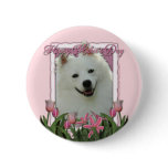 Mothers Day - Pink Tulips - American Eskimo