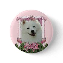 Mothers Day - Pink Tulips - American Eskimo