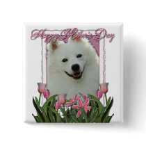 Mothers Day - Pink Tulips - American Eskimo