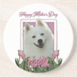 Mothers Day - Pink Tulips - American Eskimo