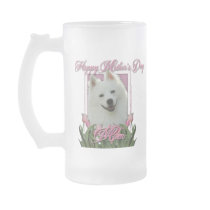 Mothers Day - Pink Tulips - American Eskimo