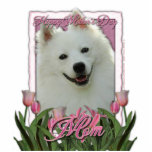 Mothers Day - Pink Tulips - American Eskimo photo sculptures