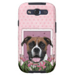 Mothers Day - Pink Tulips - Boxer - Vindy