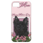 Mothers Day - Pink Tulips - Cairn Terrier - Rosco