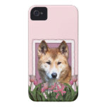 Mothers Day - Pink Tulips - Dingo iPhone 4 Cases