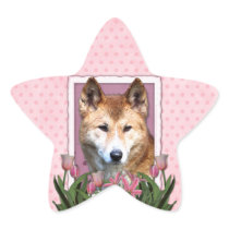 Mothers Day - Pink Tulips - Dingo Sticker