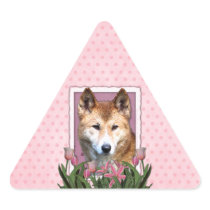 Mothers Day - Pink Tulips - Dingo Sticker