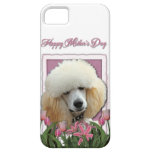 Mothers Day - Pink Tulips - Poodle - Apricot