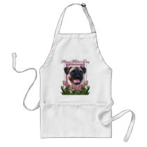 Mothers Day - Pink Tulips - Pug