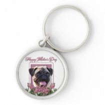 Mothers Day - Pink Tulips - Pug