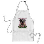 Mothers Day - Pink Tulips - Schnauzer Aprons