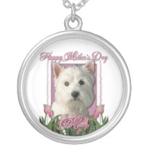 Mothers Day - Pink Tulips - Westie Custom Jewelry