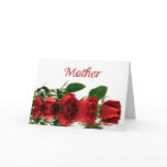 Mother's Day  Red Roses cards