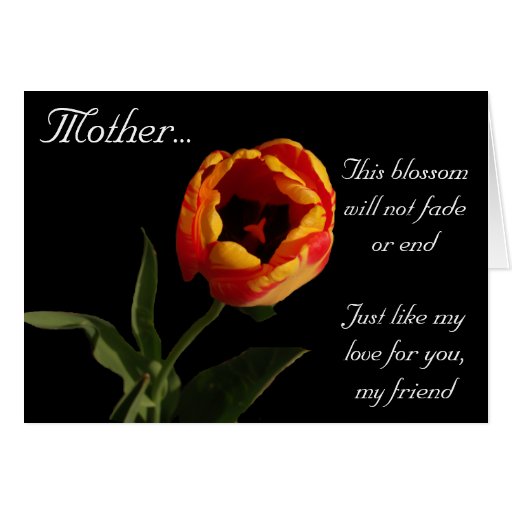 Mother's Day Tulip & Poem Card