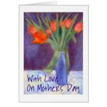 Mother's Day Tulips Greeting Card
