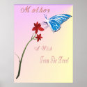 Mothers Day Wish Poster posters