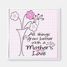 Mothers Love Refrigerator Magnet