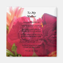 Mother's Poem magnet