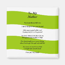 Mothers Poem magnet