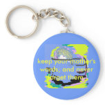 Mother's words Keychain
