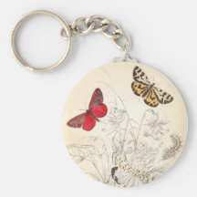 Moths and Butterflies Key Chain
