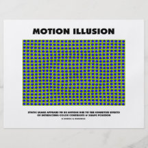 Motion Illusion (Optical Illusion) Full Colour Flyer