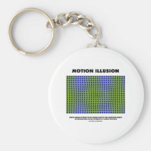Motion Illusion (Optical Illusion) Key Chains