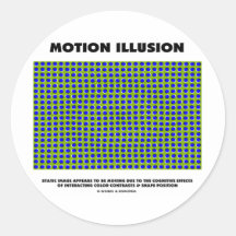 Motion Illusion (Optical Illusion) Sticker