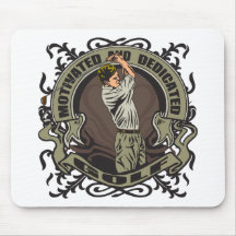 Motivated Golf Mouse Pad