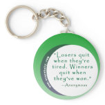 Motivating Quote for Winners keychains