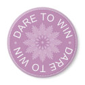 Motivational 3 Word Quotes ~Dare To Win~ magnets