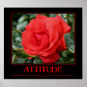 Motivational Attitude Poster Roses Thorns Quote posters