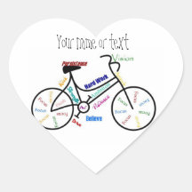 Motivational Bike, Bicycle, Cycling, Sport, Hobby Stickers