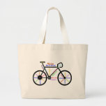 Motivational Bike, Cycle, Biking, Sport Words Canvas Bags