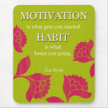 Motivational Green Mousepad