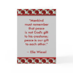 Motivational Greeting Card (Elie Wiesel)