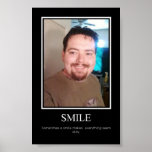 motivational poster smile posters