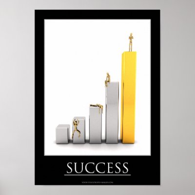 Motivational Posters Success on Motivational Success Poster   Zazzle Co Uk