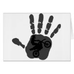 Moto Grey Feel Greeting Cards