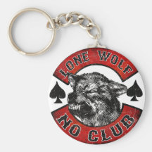 Moto Lone Wolf Key Chains