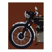 MOTO VINCENT CARTE POSTALE