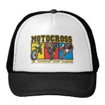 Motocross A Way of Life Mesh Hats