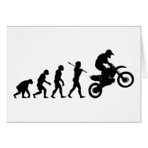 Motocross Greeting Card