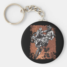 Motocross Grunge Key Chains