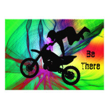 Motocross in a Psychedelic Spider Web Announcement