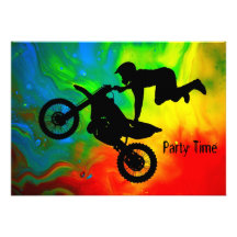 Motocross in a Solar Flare Up Personalised Announcements