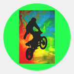 Motocross in Solar meltdown Sticker
