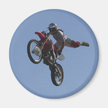 Motocross Jump Fridge Magnet