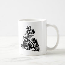 Motocross Motorcycle Coffee Mugs